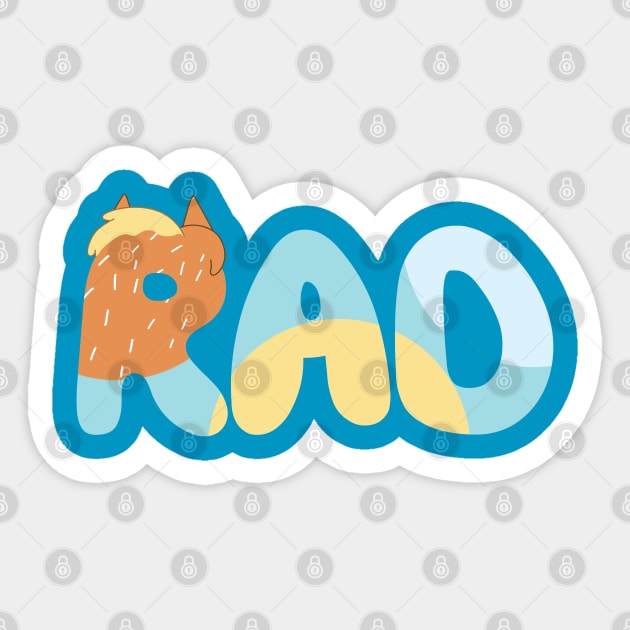 Rad uncel Sticker by KOMIKRUKII